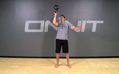 Kettlebell Exercise: Bottoms Up Press
