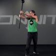Double Narrow Side Press Steel Mace Exercise