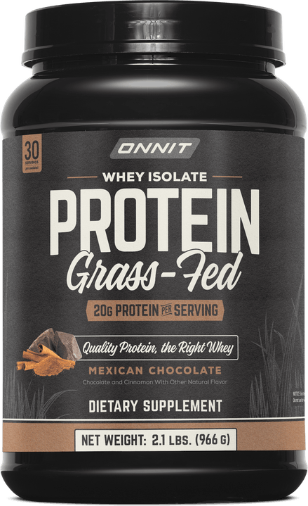 Grass Fed Whey Isolate Protein - Mexican Chocolate (30 Serving Tub)